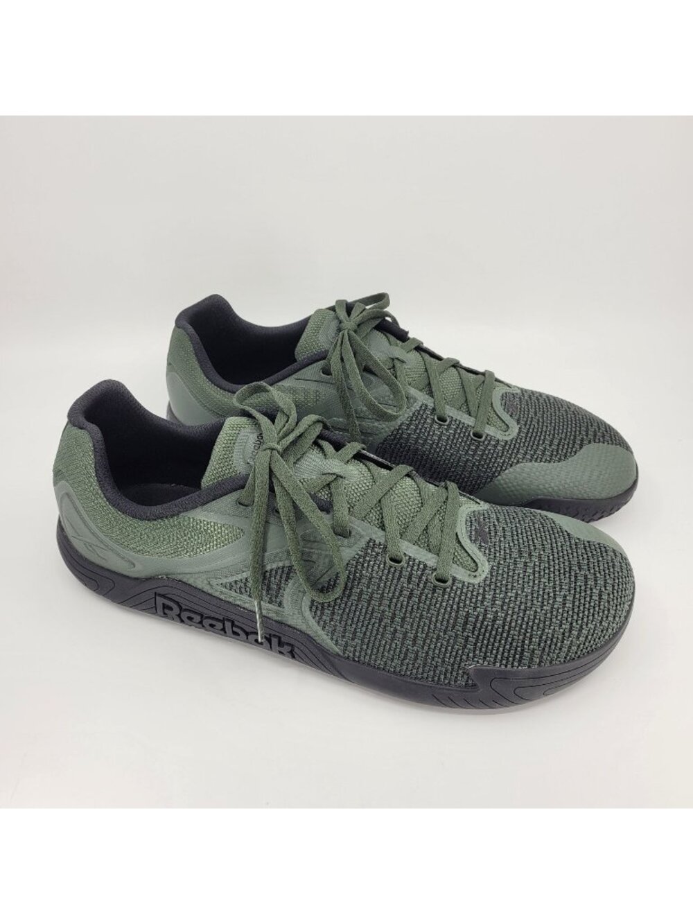 Reebok NANO ZERO Men's Size 12 Athletic Cross Training Shoes Green Mesh *EUC*